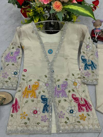 Pc-507 BY PRISHA CREATION DESIGNER SILK KURTIS WHOLESALER IN INDIA